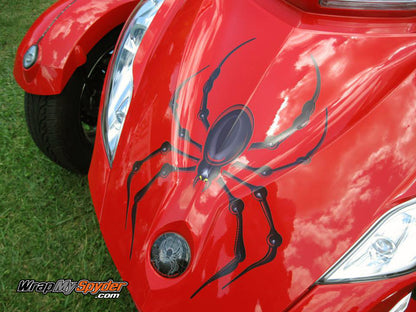 Bellerdine spider decal Black / Red
