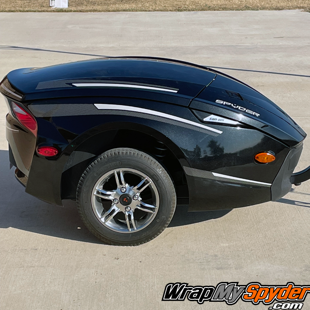 BRP-Can-am-RT-622-Break-Stripe-Trailer-kit-Gloss-Digital-carbon-fiber--Silver-Metallic