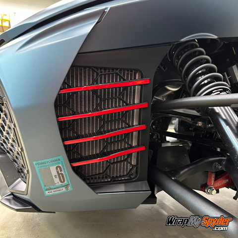 F3 Radiator Grill Bar Accent Decal