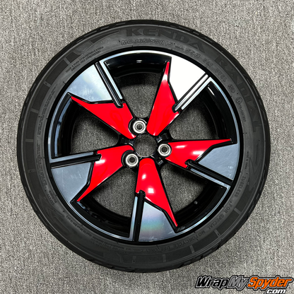 BRP-Can-am-Spyder-F3-vinyl-wheel-insert-wrap-kit-Inner-section-Red-Outer-machine-finished