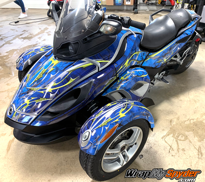 BRP-Can-am-Spyder-RS,-GS,-RSS,-ST-Dragons-Tail-body-wrap-kit
