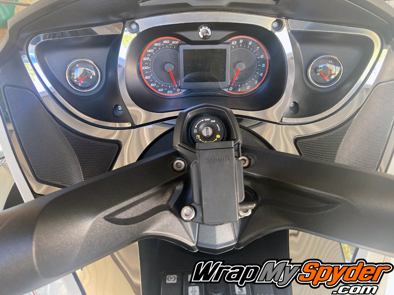 BRP-Can-am-Spyder-RT-2010-2017-Chrome-12-piece-Dash-accent-kit