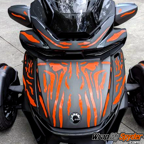 BRP-Can-am-Spyder-RT-RT-Limited-Tiger-Stripes-wrap-kit-model-year-2020-2024