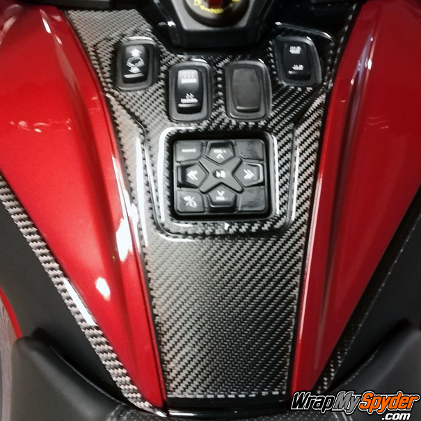BRP-Can-am-Spyder-RT-Switch-Panel---Control-Panel-3D-Domed-Real-Carbon-Fiber