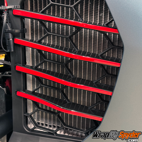 F3 Radiator Grill Bar Accent Decal Set