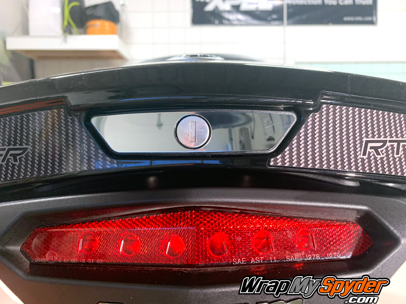 Top-Case-Chrome Key-Surround-for-BRP-Can-am-spyder-2020+ RT Limited and F3 Limited-Models