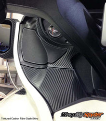 BRP Spyder Carbon Fiber dash skinz