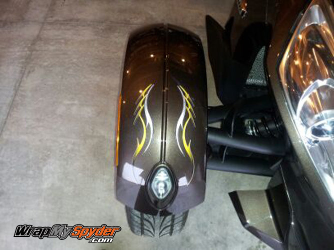 Barbwire 101 gold mounted on Classic fende