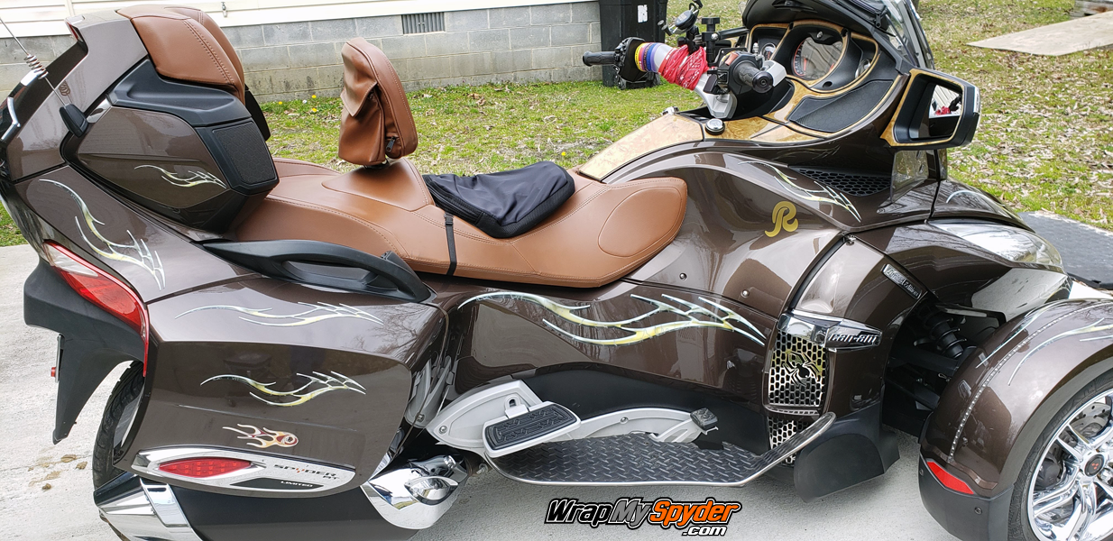 Barbwire-Lightning-Gold with Honey Burl Dash kit