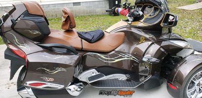 Barbwire-Lightning-Gold with Honey Burl Dash kit