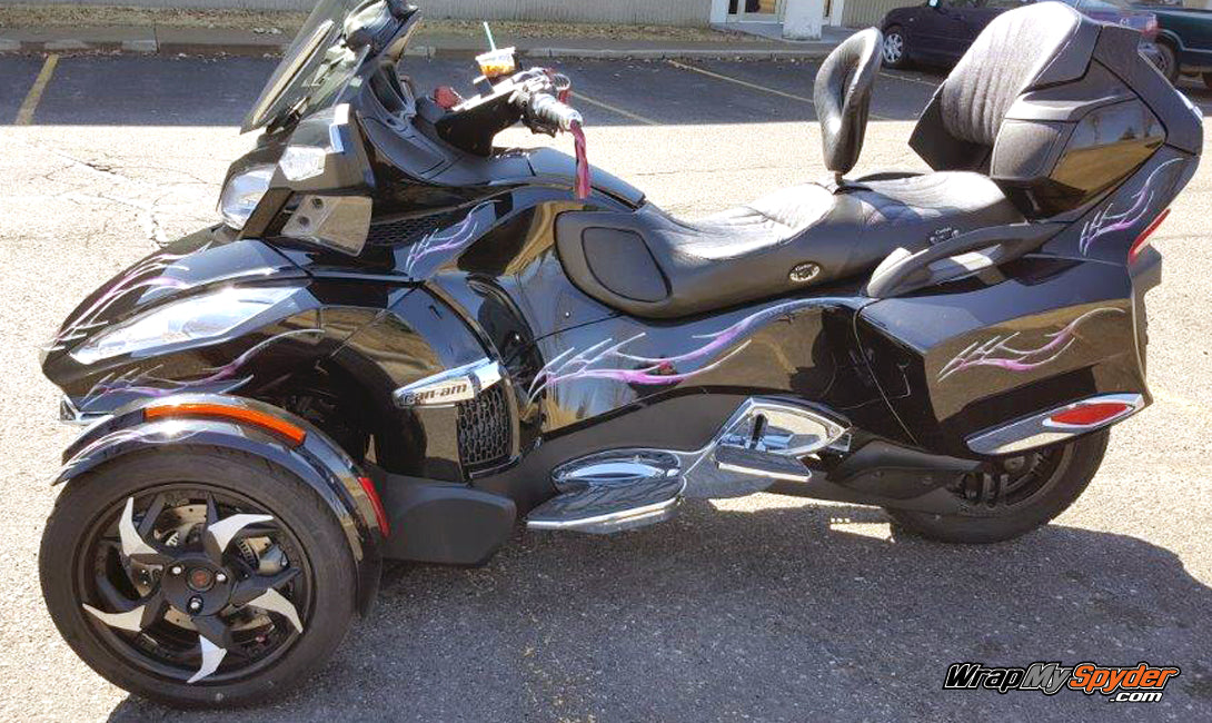 Barbwire Lightning Pink shape cut graphics kit