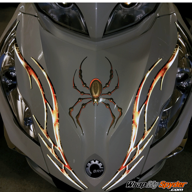 Barbwire-Lightning-red-reflective-with-bellerdine-spider