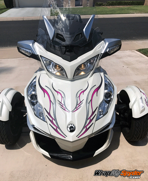 Barbwire-Pink Spyder graphics kit