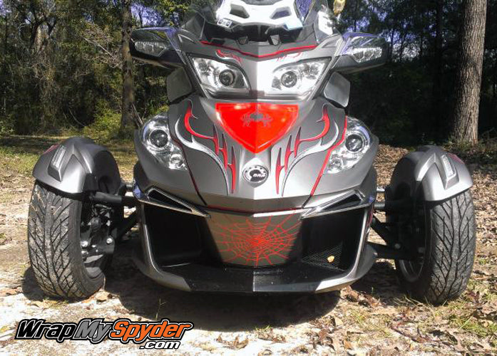 Barbwire 101 Red Reflective, KM Frunk, RT air dam web