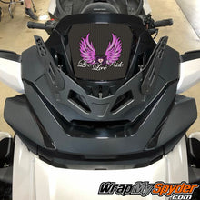 Live Love Ride logo for 2020+ Spyder RT Behind Windshield