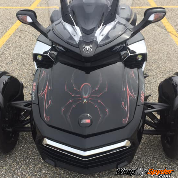 Bellerdine Black -Red with Ghost kit