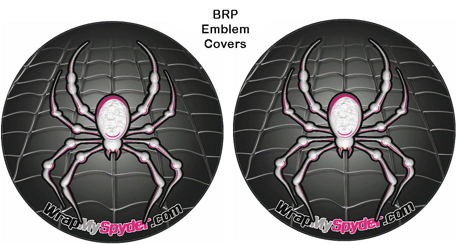 Bellerdine-White-Pink emblem covers