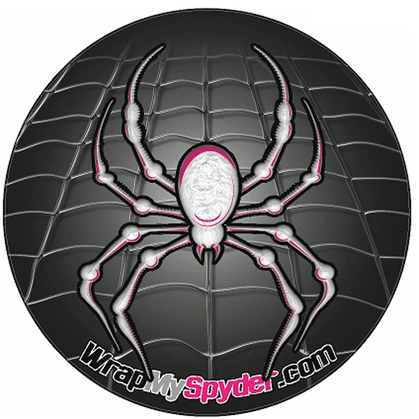 Bellerdine-White-Pink BRP Emblem Covers