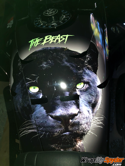 Black-Panther BRP Can-am Spyder-F3-Extended-Tank-Protection