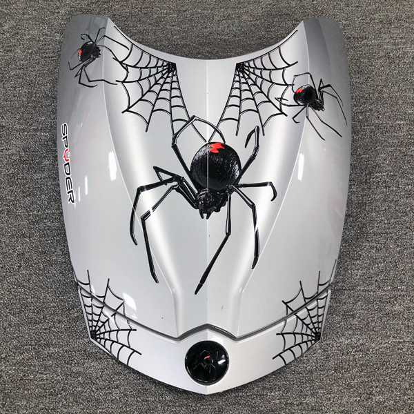 Black-Widow-Crawler can-am Spyder decal kit.