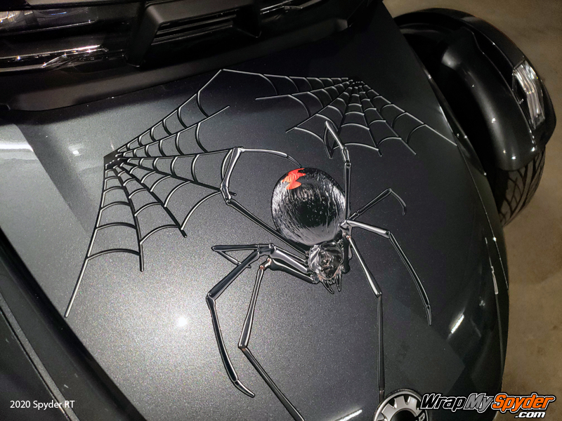 BRP Can-am Spyder Black-Widow-Crawler decal set