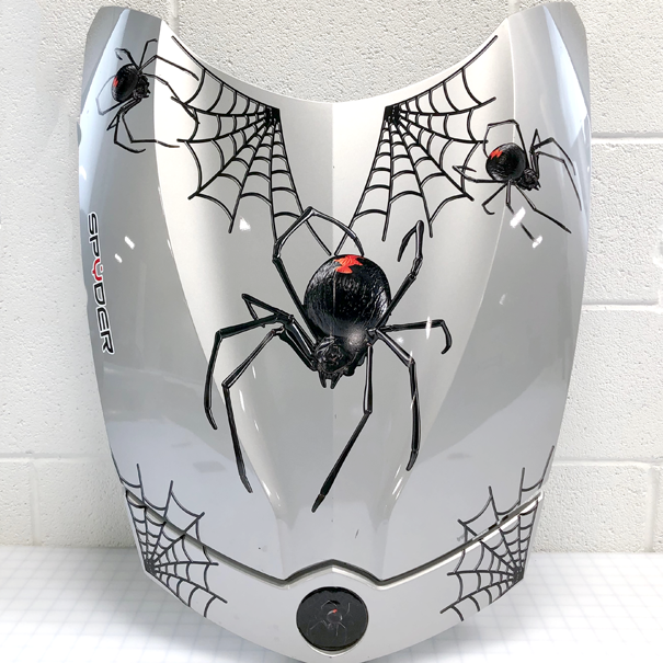 Black-Widow-Crawler can-am Spyder decal kit. Created for all models of Spyder