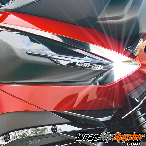 2020+ BRP Can-am Spyder RT Boomerang chrome side insert