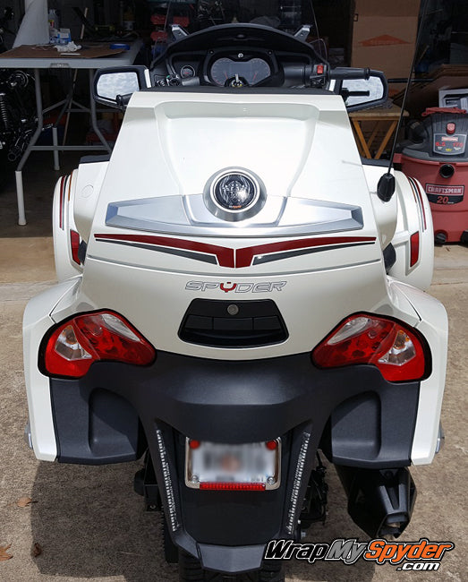 Break Stripe Burgundy-Charcoal combo rear