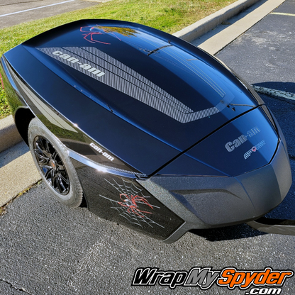 Can-am-BRP-Freedom--tow-behind-Trailer-Tri-Wing-racing-stripe-Carbon-Fiber-Digital-Gloss