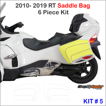 Can-am Spyder 2010-19 RT models 6 piece saddlebag scratch and chip protection Xpel Paint Protection