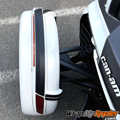 Can-am-Spyder New Style Fender-Tops-insert-kit-in-matte-black-color
