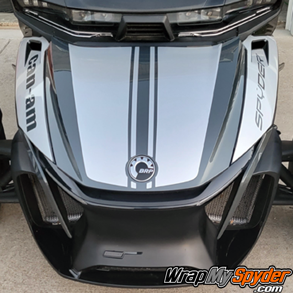 Can-am-Spyder--Daytona-Racing-Stripes-decals-wraps-for-Spyder-RT-and-RT-Limited.-Intake-panel-inserts-sold-separately