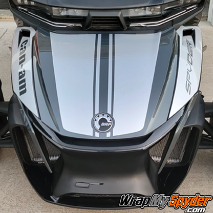 Can-am-Spyder--Daytona-Racing-Stripes-decals-wraps-for-Spyder-RT-and-RT-Limited.-Intake-panel-inserts-sold-separately