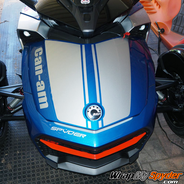 Can-am-Spyder-F3-Daytona--Can-am-Text---Spyder-text-Silver-metallic. Sold separately