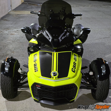Can-am-Spyder-F3-Frunk-Racing-Stripes---Daytona-style-in-Textured-Carbon-Fiber-Black