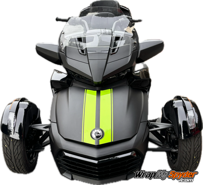 Can-am-Spyder-F3-GT-Racing-Stripes-Gloss-Lime-Green-over-Matte-Black-finish