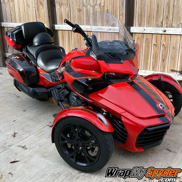 Can-am-Spyder-F3-Limited-GT-racing-stripes-saddlebag-protection-intake-panel-and-more