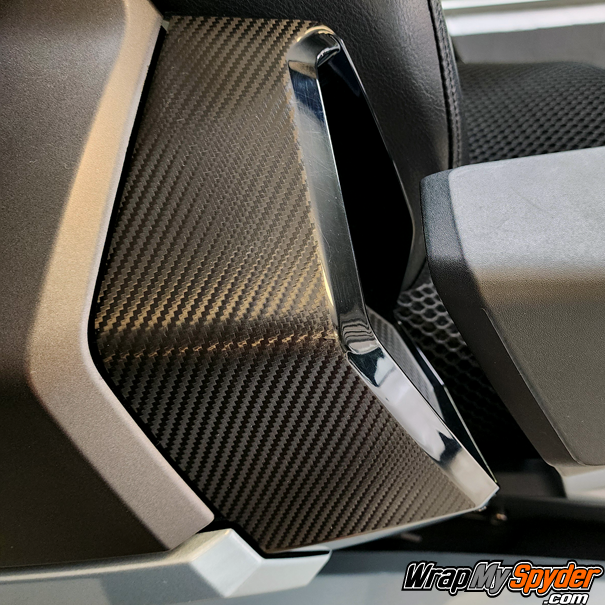 Can-am-Spyder-F3-Limited-RT-Limited-Tour-Top-Case-Speaker-Panel-Insert-Carbon-Fiber-Textured-Black