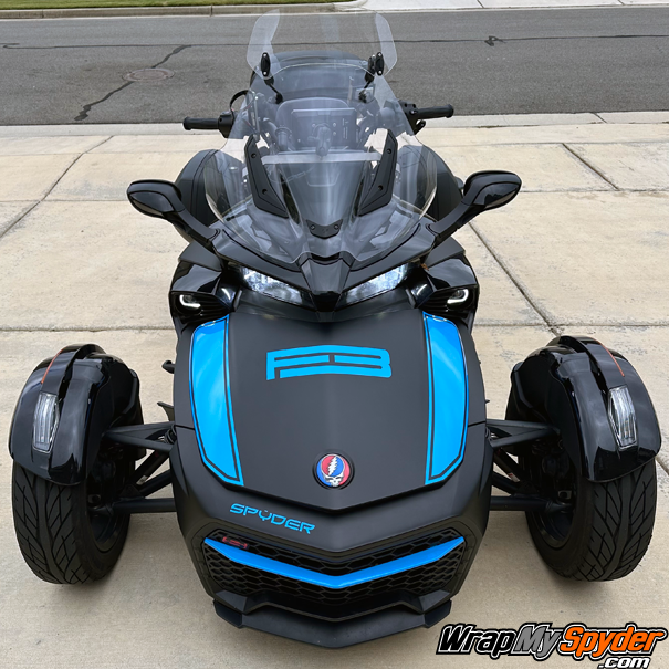 Can-am-Spyder-F3-Racing-stripes-Spears-Kit-for-all-model-F3-Spyder's-Olympic-Blue-color-to-match-frame