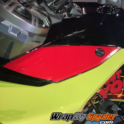 Can-am-Spyder-F3-Service-panle---Access-panel-in-Red