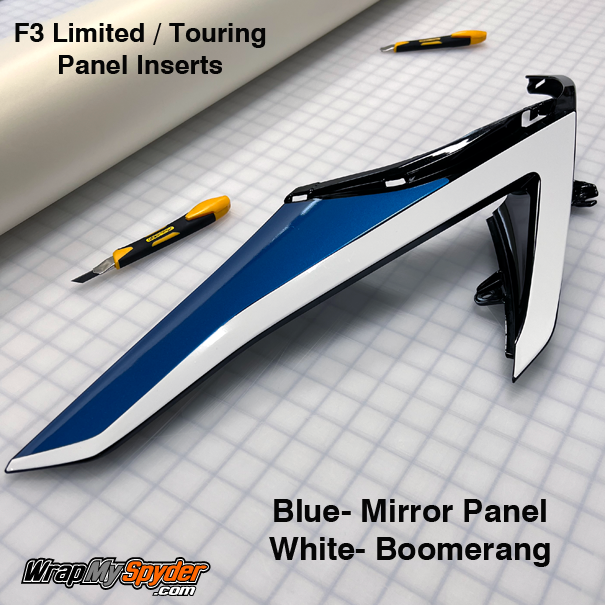 Can-am-Spyder-F3-Touring---Limited-Mirror-panel-Boomerang-inserts-available-in-many-colors