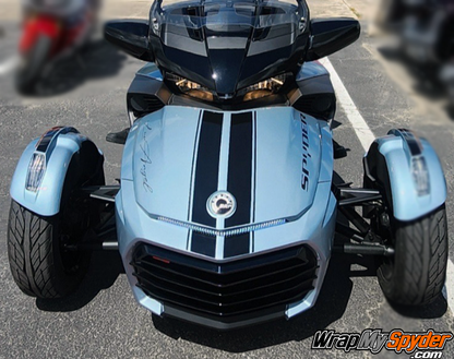 Can-am-Spyder-F3-Touring-with--GT-racing-stripes-and-2019+-Fender-tops-in-GLoss-Black