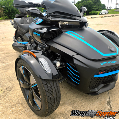F3 Radiator Grill Bar Accent Decal Set