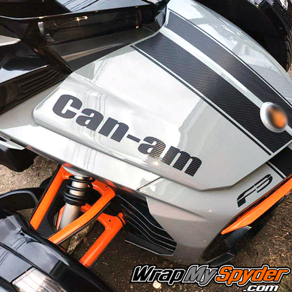 Can-am-Spyder-Frunk-text-logo-Can-am-shown-in-Carbon-Fiber-Textured-Black-with-GT-Racing-Stripes