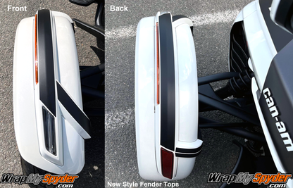Can-am-Spyder--New-Style-Fender-Tops-Insert-kit-matte-black