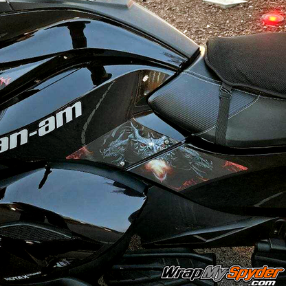 Can-am-Spyder-RS,-GS,-RSS,-ST--Dragon-wrap-kit-Knee-Panels