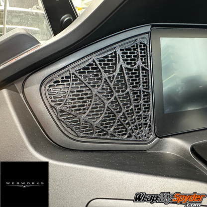 Can-am-Spyder-RT--Radio-Speaker-Webs-Stealthy-Webworks-Carbon-Black