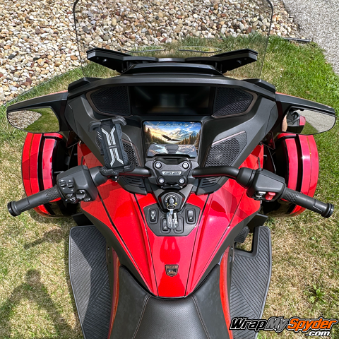 Can-am Spyder RT Complete Body Wrap kit with custom  glove box.