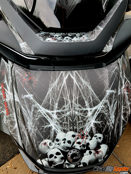 Can-am-Spyder-RT-Frunk-Wrap-Widows-Dinner-Black-Base-Color--pre-cut-full-body-vinyl-wrap-kit