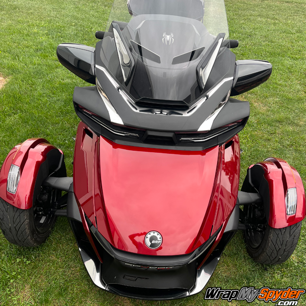 Can-am-Spyder-RT-Limited-2020-2024-Chrome-accent-panels--faring-inserts,-air-dam,-windshield-bracket